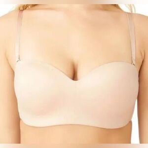 Wacoal 854372 Staying Power Wire Free Convertible Strapless Bra Sand Size 40D